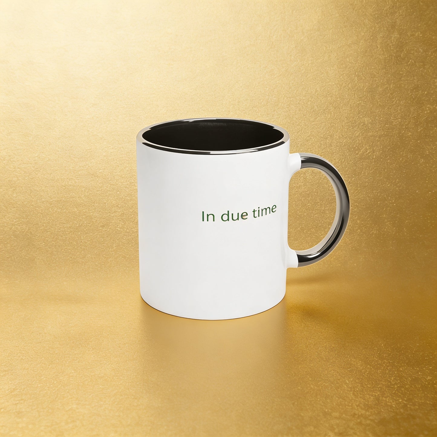SOON COME - Foundation White 11oz Ceramic Mug with Color Inside Ceramic Black