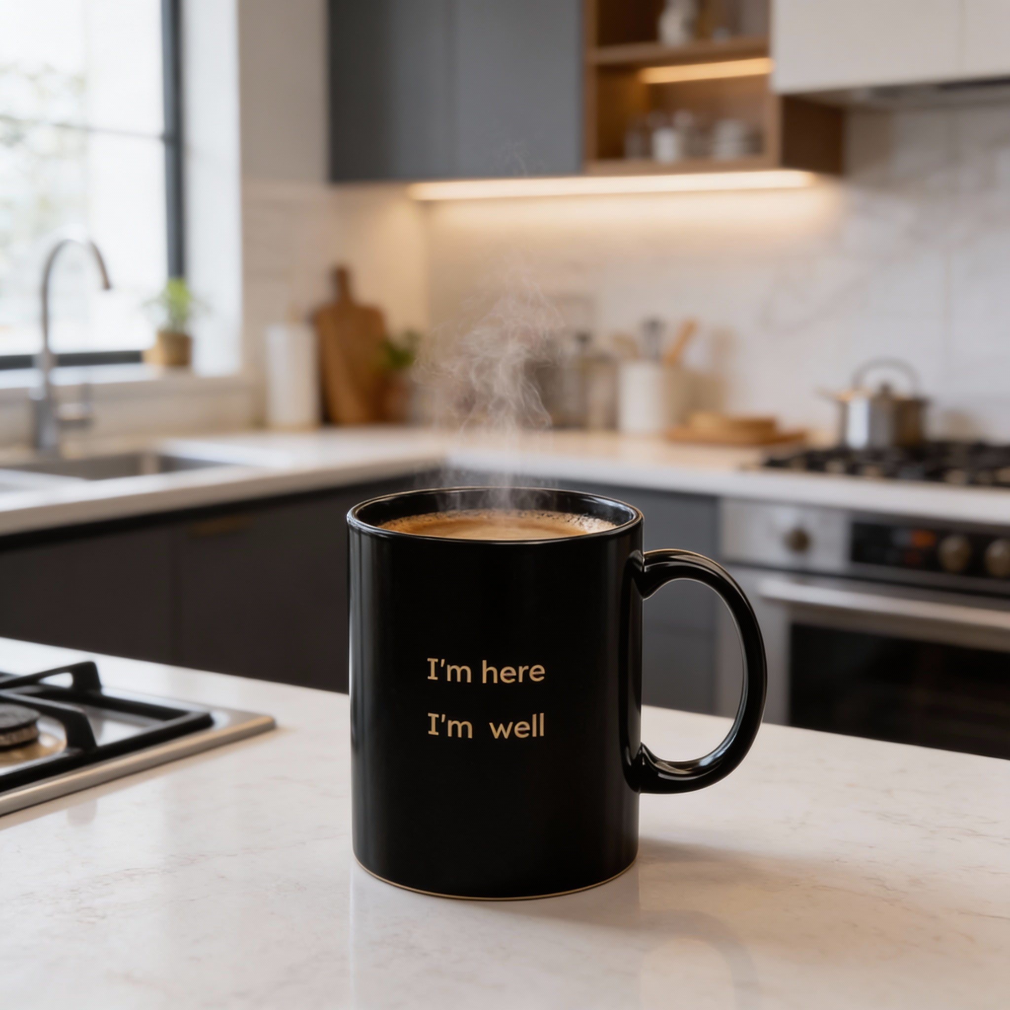 Mi DEH YAH - Foundations Collection Black Mug