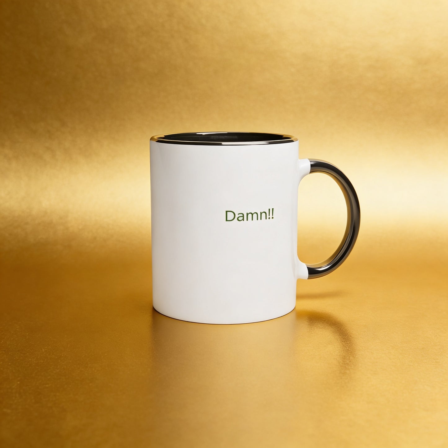 RAAHTID!!  - Foundations Collection - White 11oz Ceramic Mug with Color Inside Ceramic Black